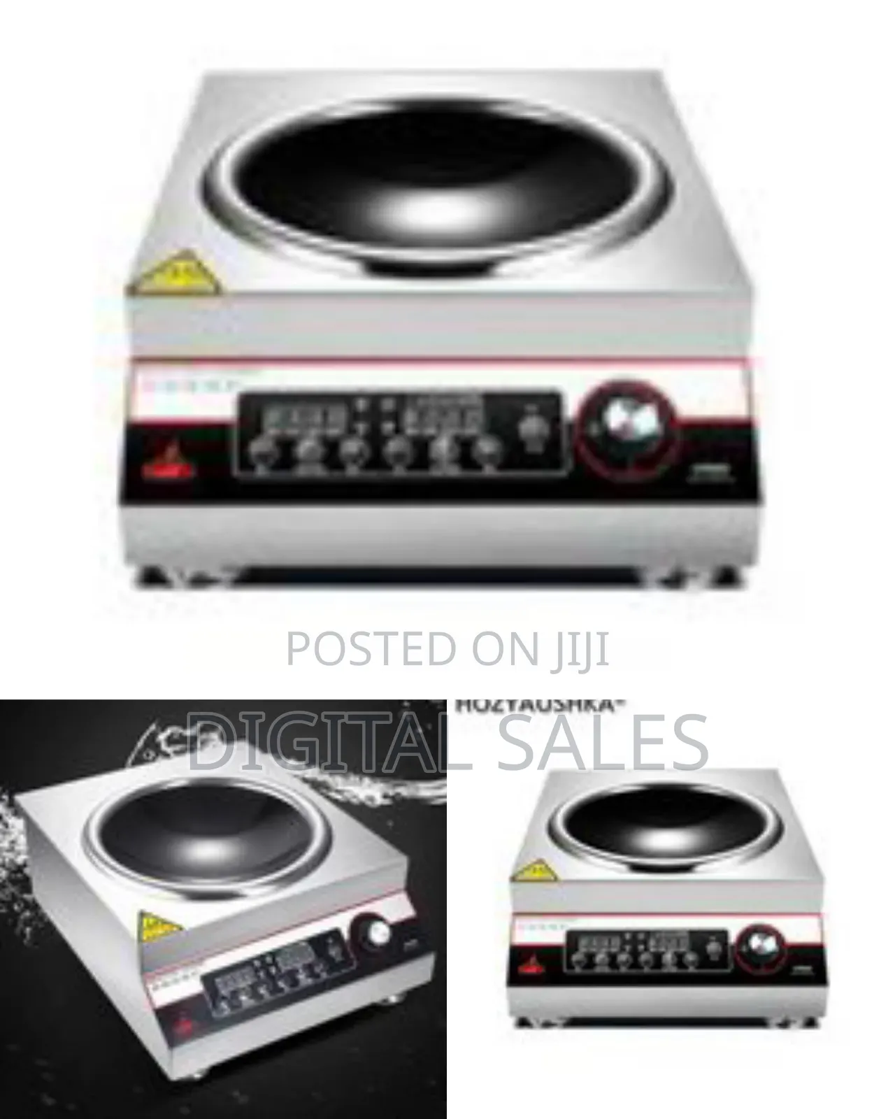 High-Power Commercial Induction Wok Cooker