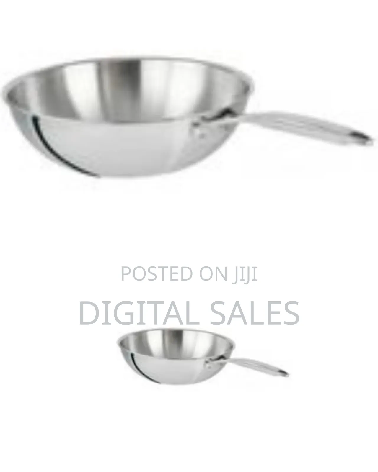 Stainless Steel Wok/Stir-fry Pan