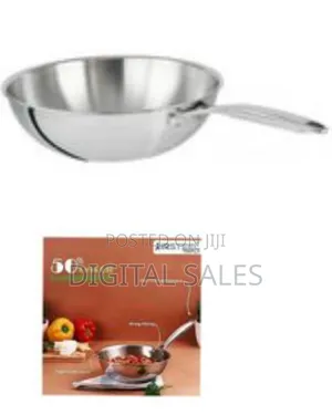 Stainless Steel Wok/Stir-fry Pan