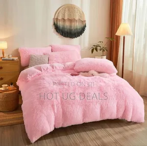 5x6 6pcs Fluffy Duvet Set With Bedsheet 2 Pillowcases 2 Cushion Covers