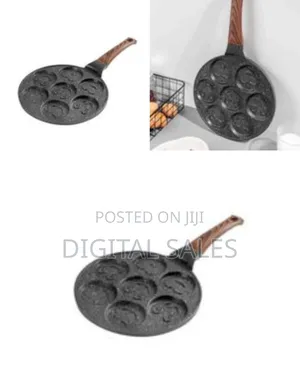 Non-Stick Round Frying Pan for Making Smiley Eats for Breakfast