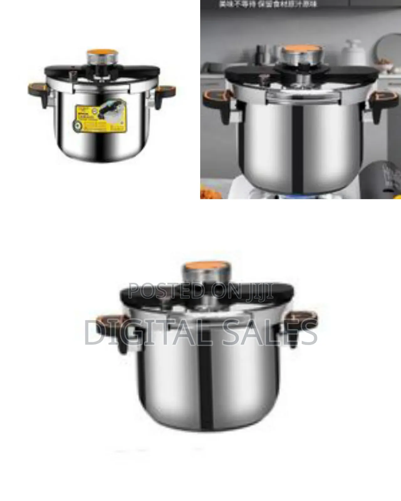 High-Performance 6litre Stainless Steel Pressure Cooker