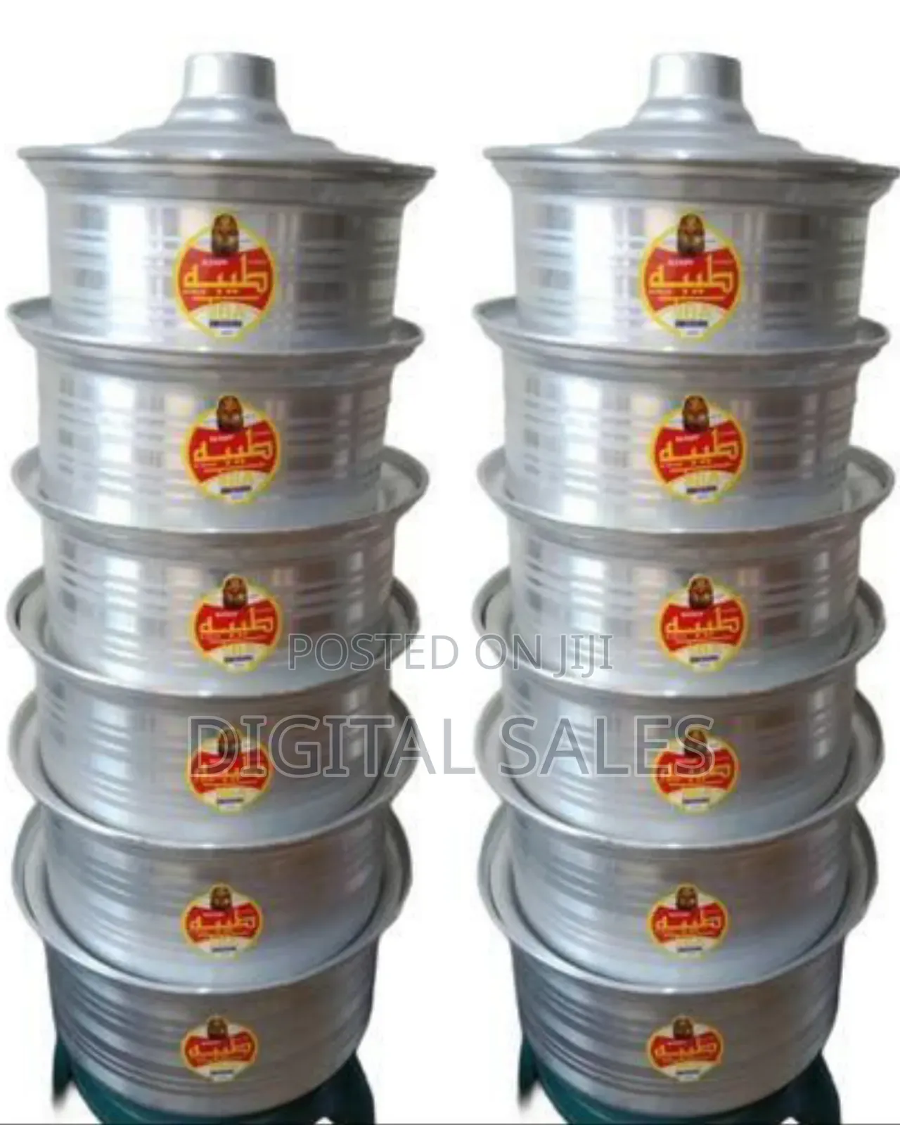 Set of 6 Saucepans With Covers