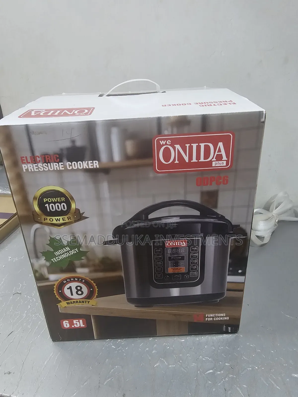Onida 6.5 Litres Electric Pressure Cooker