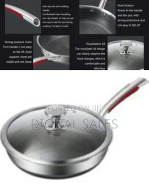 Thickened Cook Pot With Glass Lid And Handle