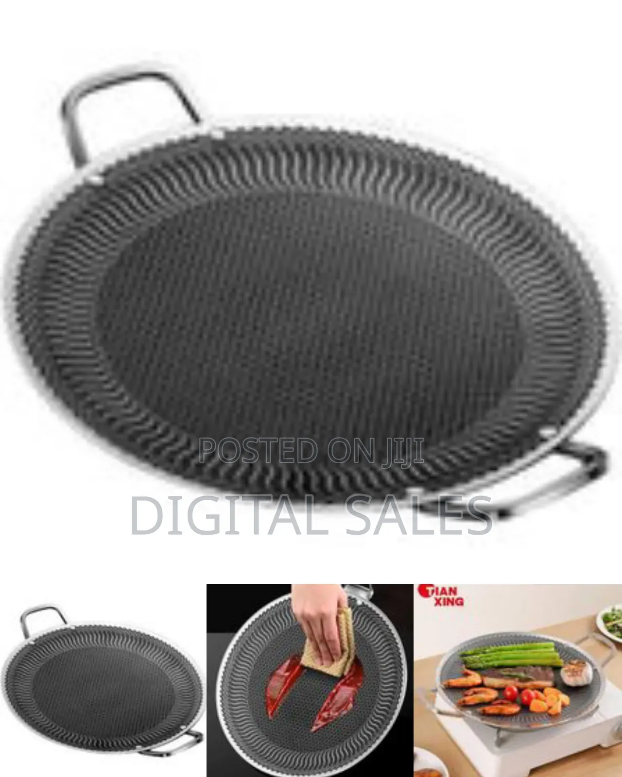 Premium Non-stick Griddle Pan With Dual Handles