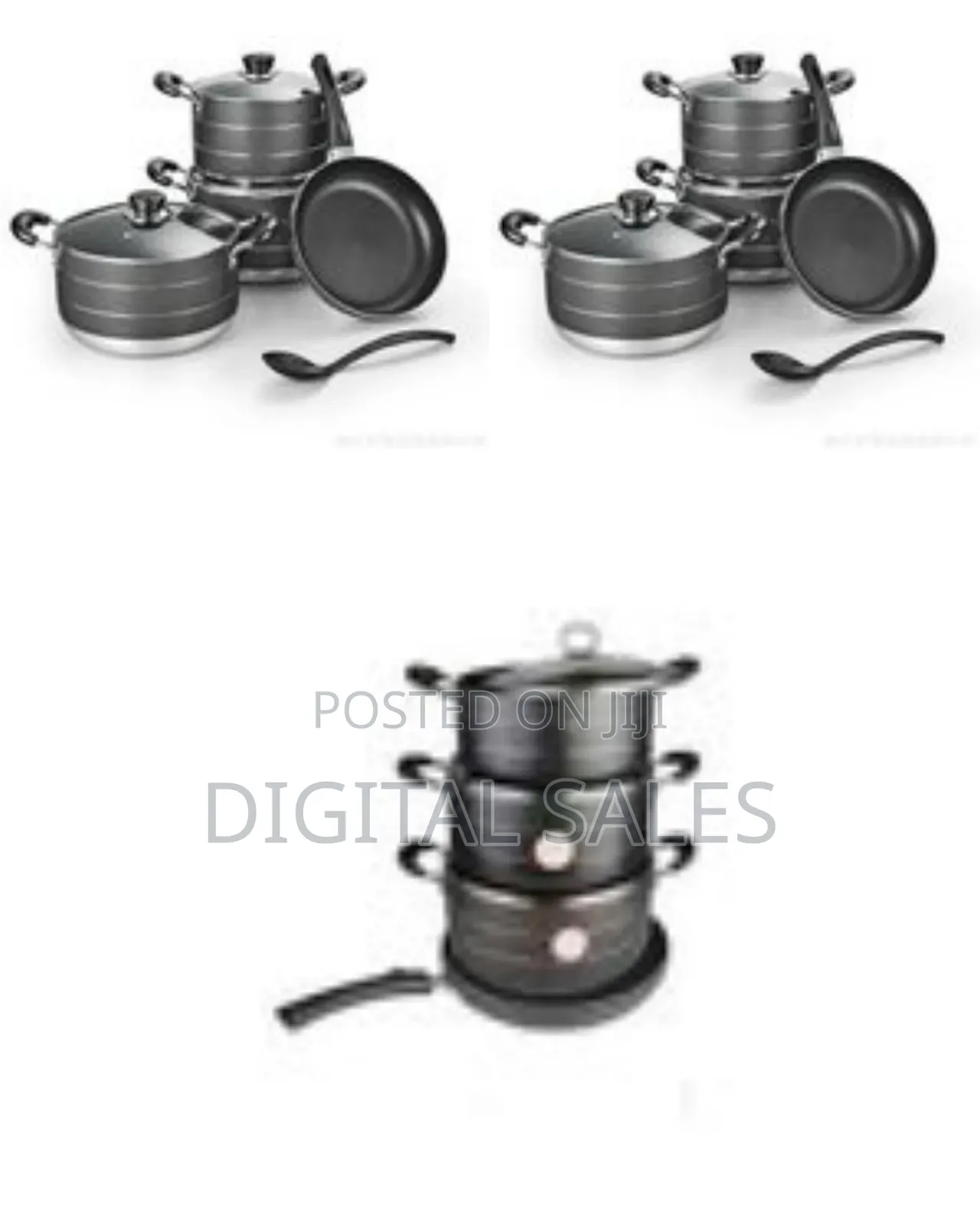 8 Piece Set of Cookware Saucepans