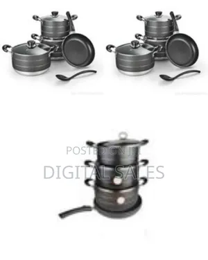 8 Piece Set of Cookware Saucepans