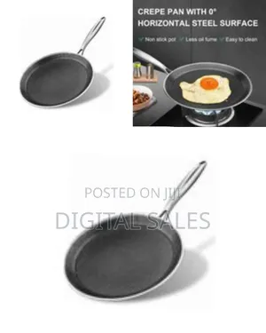 Non-Stick Frying Pan With a Honeycomb Pattern