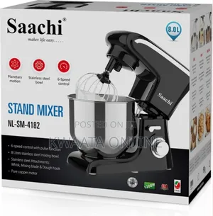 Saachi 8-Litres Stand Mixer Nl-Sm-4182-Bk