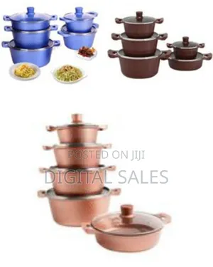 10-Piece Set of Hammered Copper-Tone Cookware
