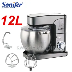 12l Sonifer Sf-8082 Professional Heavy Duty Food Stand Mixer 2000w8