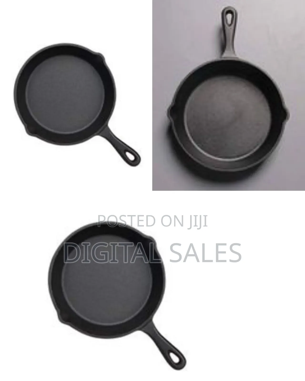 Pre-Seasoned Heavy Duty Cast Iron Skillet / Frying Pan