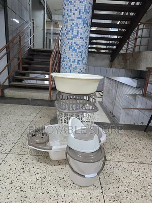 5pcs Baby Basin Set( Laundry Basket Potty Bucket Small Basin/Big)