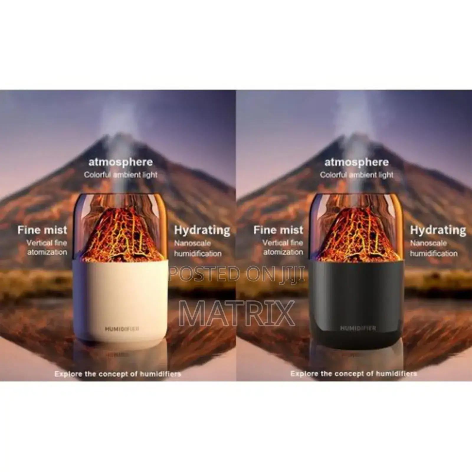 Portable Mini Volcano Humidifier