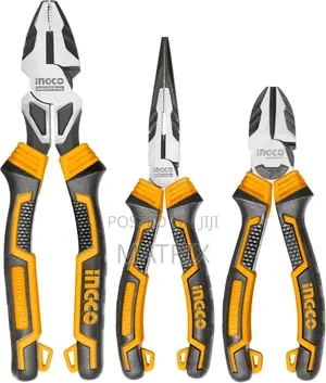 Ingco 3pcs Pliers Set, 8" Combination Pliers