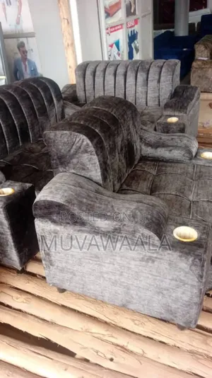 2,2,1 Brown Sofa Set
