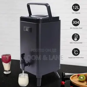 12litres Black Coffee Milk and Beverage Dispenser Barrel