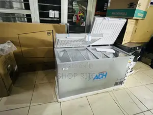 Adh 600 Liters Gray Double Door Chest Freezer