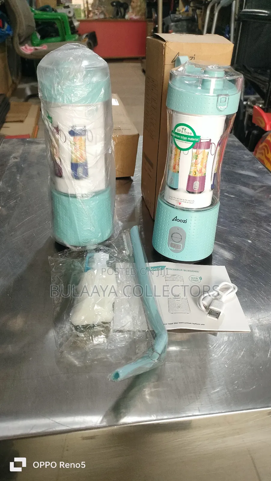 Aoozi Rechargeable Portable Blender.