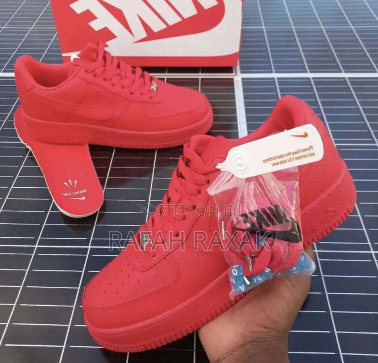 Original Nike Air Force 1 Low “Triple Red” X Nocta Sneakers