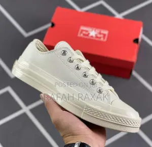 Original Cream Leather All Star Converse Chuck Taylor 70 Mono Sneaker