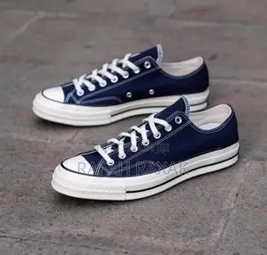Original Navy Blue All Star Converse Chuck Taylor 70 Low Top Sneakers