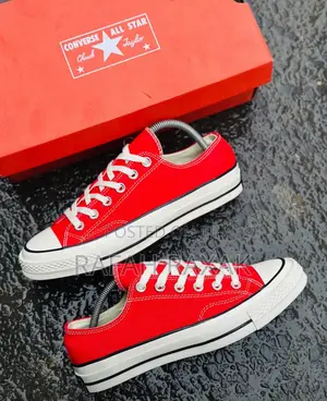 Original Red All Star Converse Chuck Taylor 70 Low Top Sneakers
