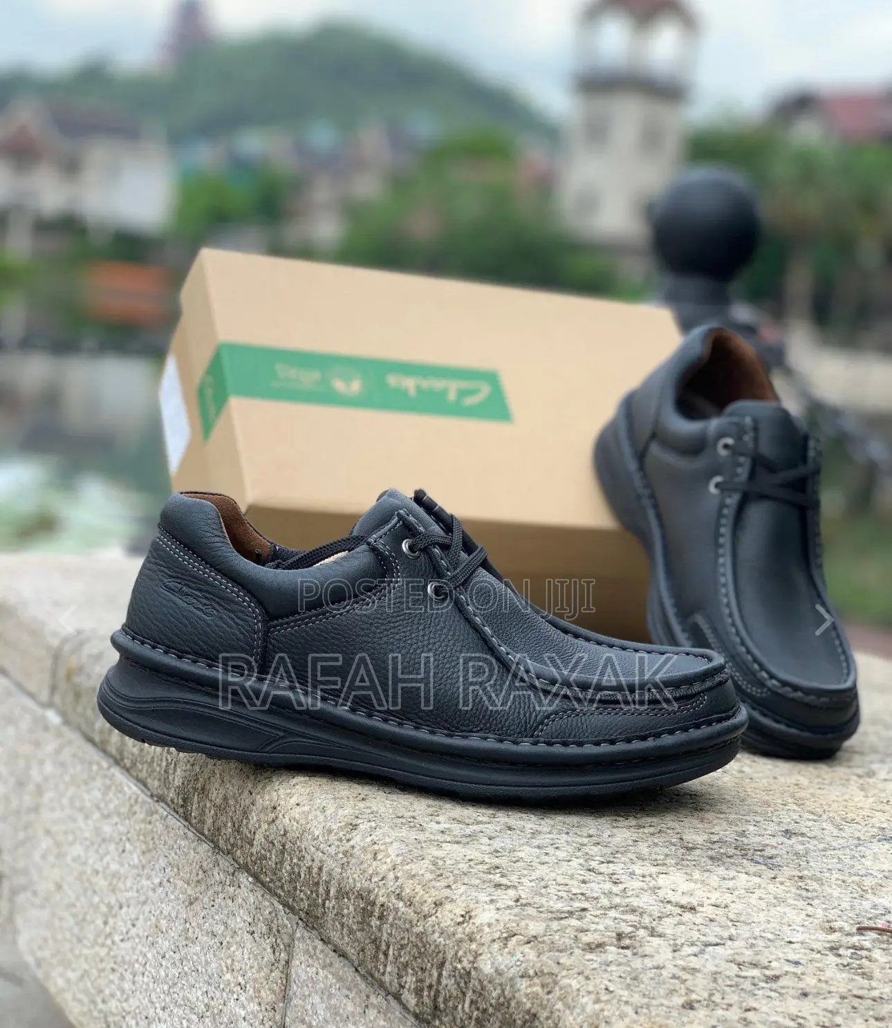 Men’S Classic Clarks Casual Leather Shoes