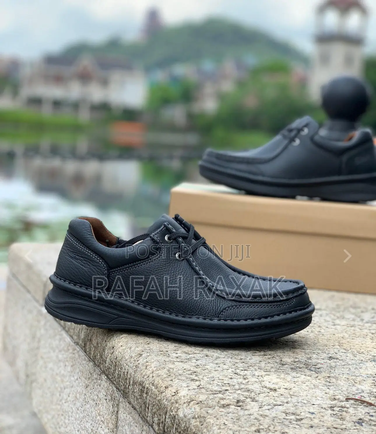 Men’S Classic Clarks Casual Leather Shoes