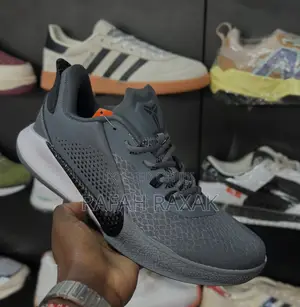 Original Wolf Grey Nike Kobe Mamba Fury Basketball Sneakers