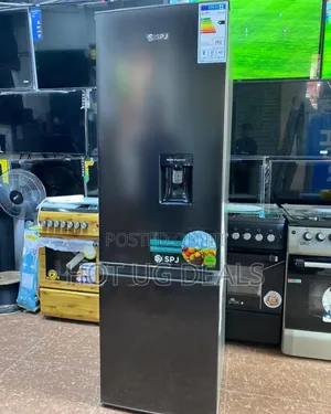 Spj 379l Double Door Refrigerator With Water Dispenser With Freezer