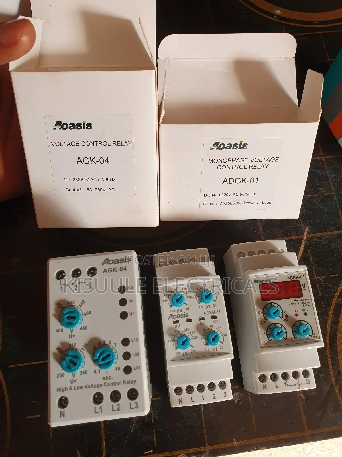 3 Phase Monitors Digital and Analogue, Phase Sequence, Relays.