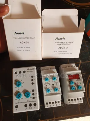 3 Phase Monitors Digital and Analogue, Phase Sequence, Relays.