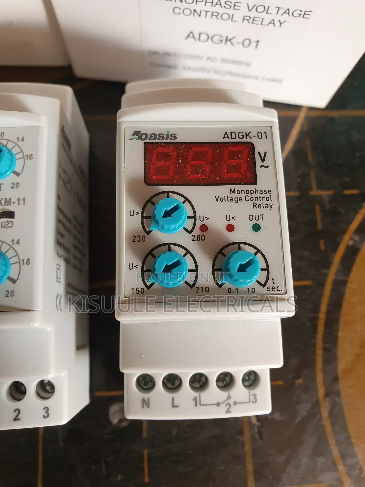 3 Phase Monitors Digital and Analogue, Phase Sequence, Relays.