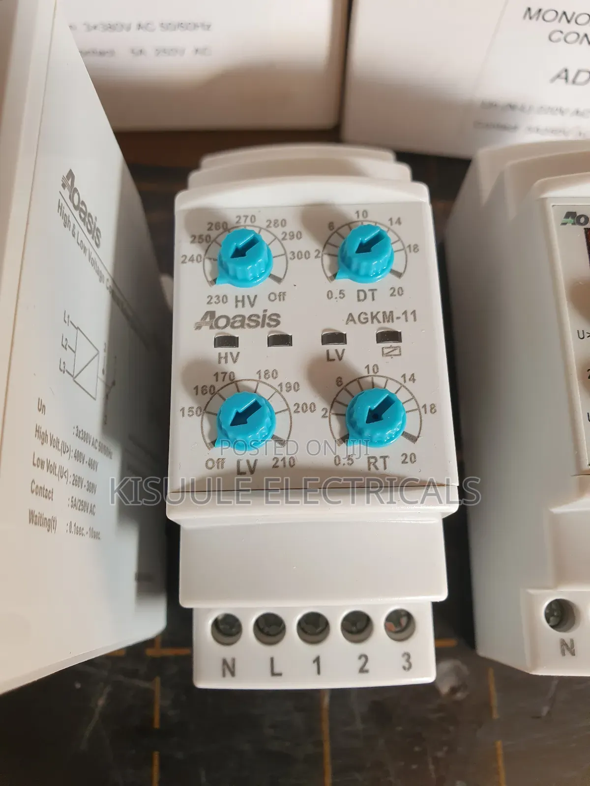 3 Phase Monitors Digital and Analogue, Phase Sequence, Relays.