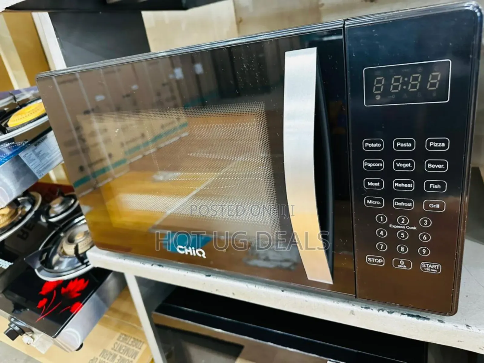 Chiq 25 Litres Digital Microwave - Dark Grey