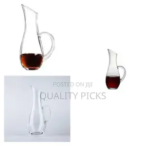 Glàss Wine Decanter With Handle