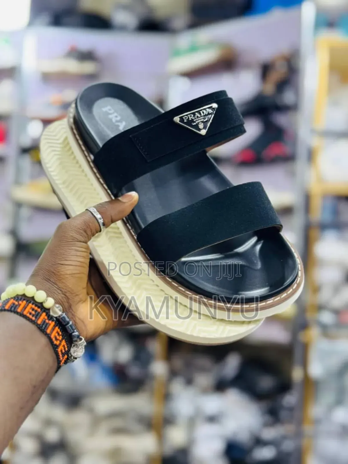 Prada Platform Sandals.