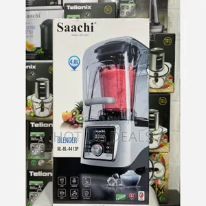 Saachi Commercial 4l Silent Blender With Ice Crusher - Clear