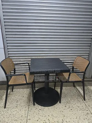 Balcony Coffee Reading Dining Table and 2 Chairs Plastic