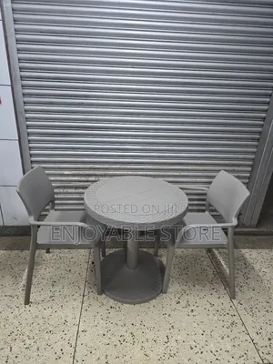 Bar Restaurant Hotels Cafes Table and 2 Chairs Plastic