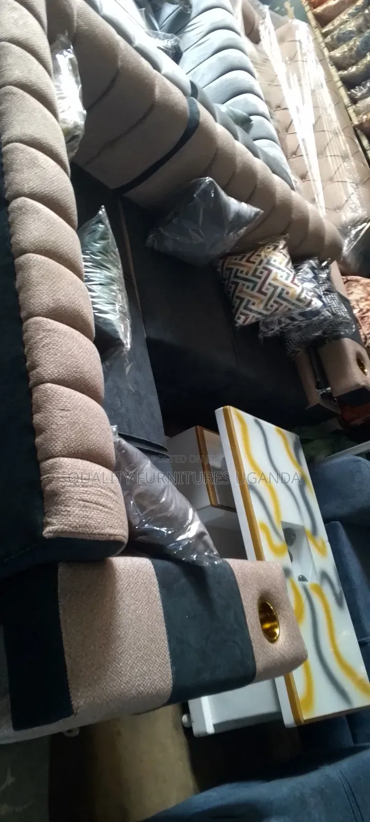 Home Made Quality L Sofa Set