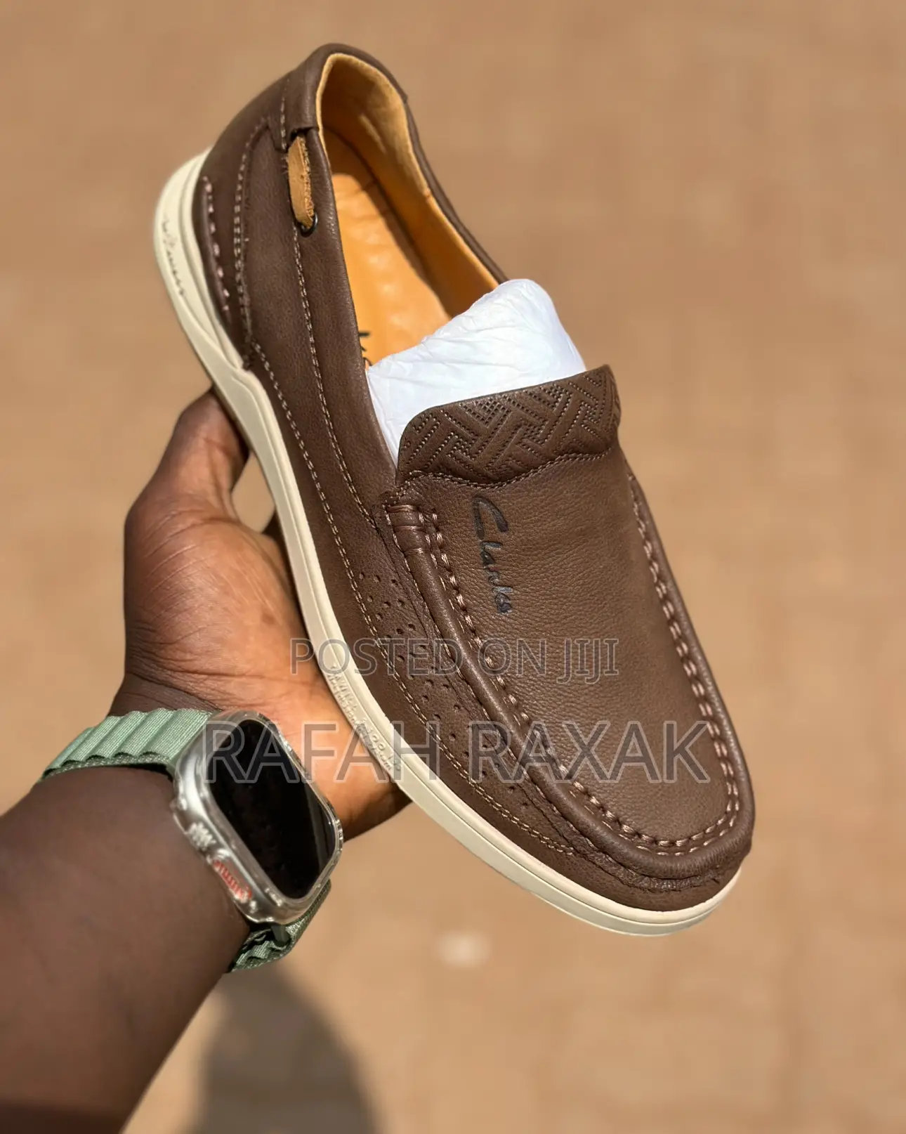 Original Men’S Brown Clarks Smart Casual Low Shoes