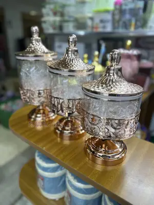 3pc Acrylic Candy Jars / Storage Containers