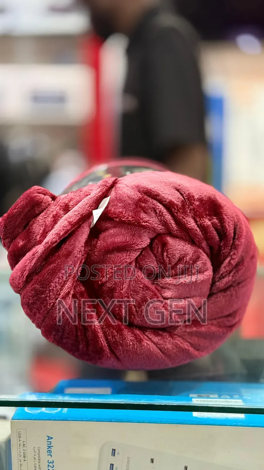 Fleece Blanket(Maroon)