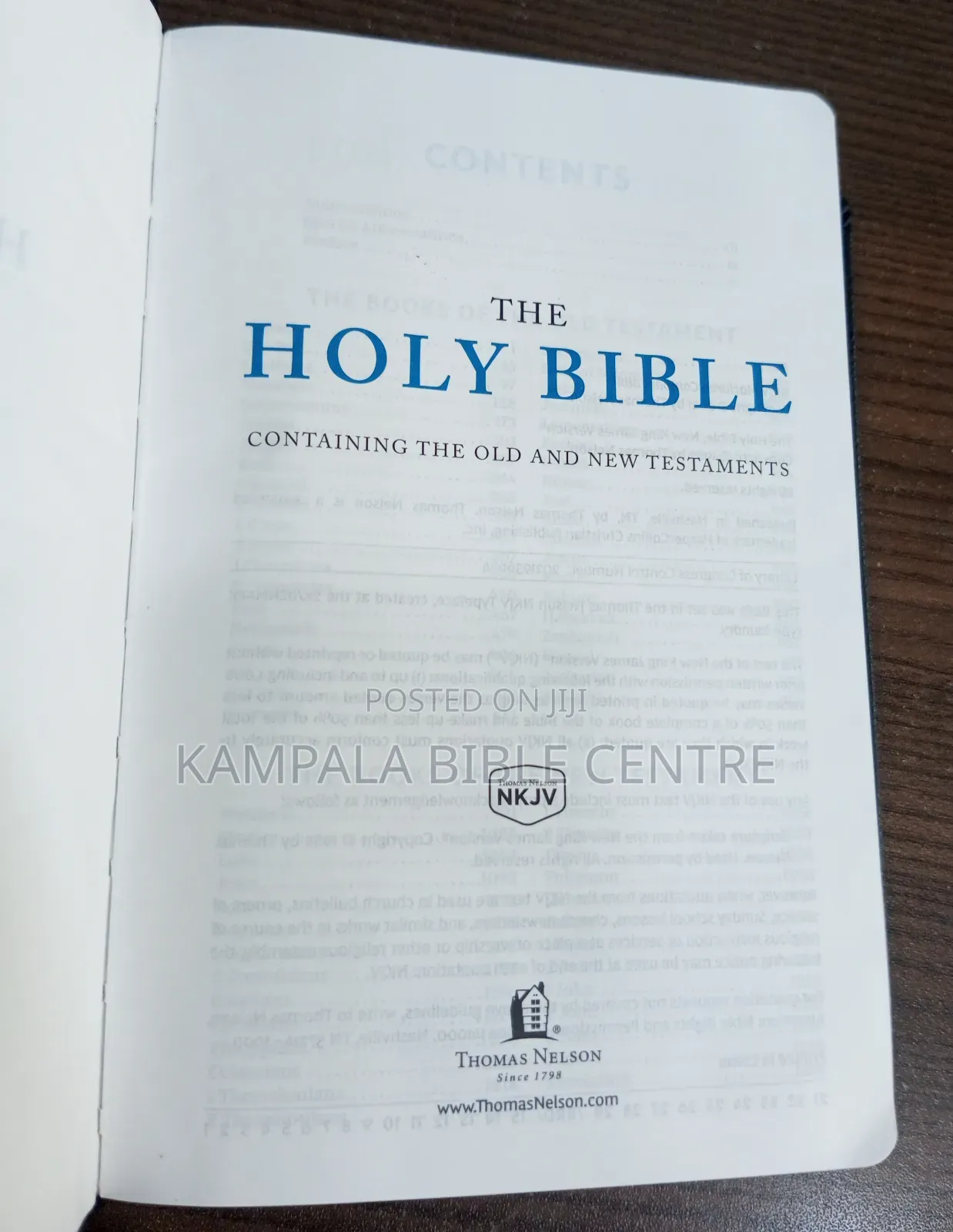 NKJV Bible With Black Leather Cover(Portable Size)
