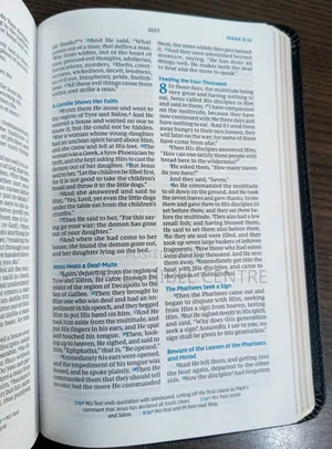 NKJV Bible With Black Leather Cover(Portable Size)