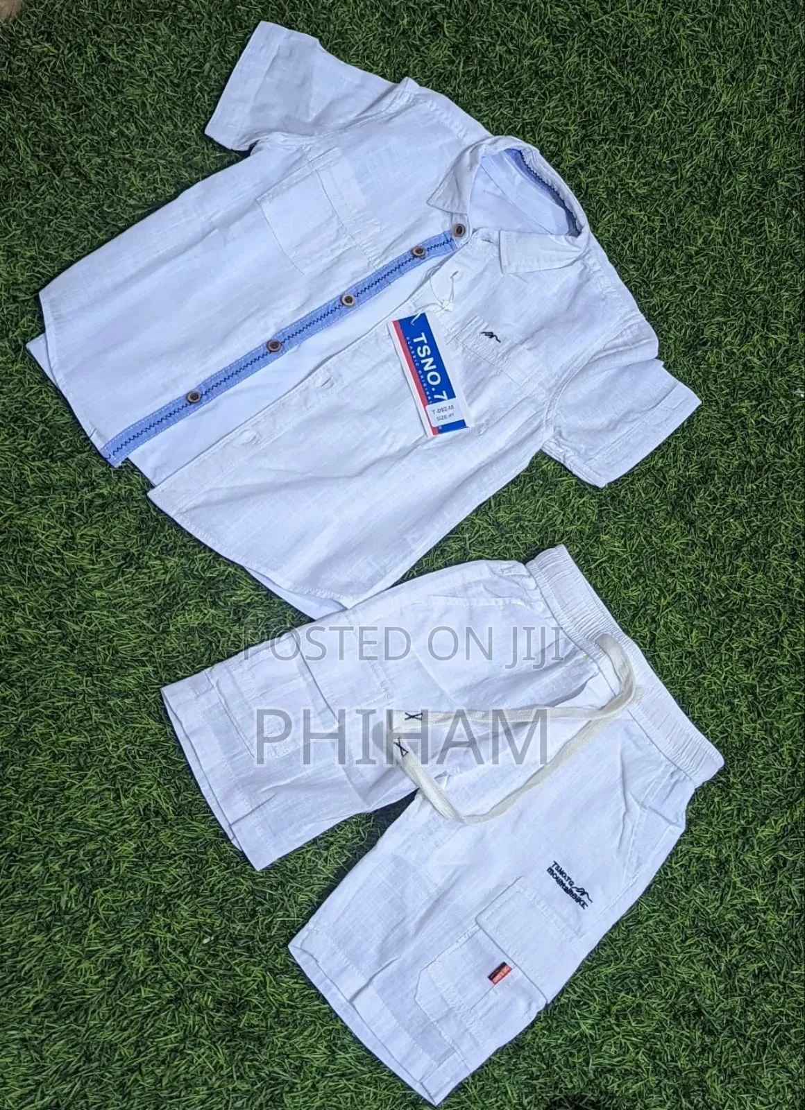 Kids White 3pc Set(3months-8yrs)