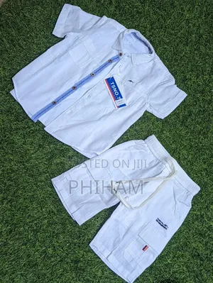 Kids White 3pc Set(3months-8yrs)